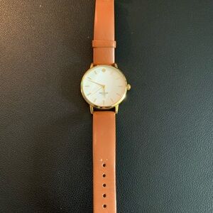 Kate Spade Gold and Tan Watch